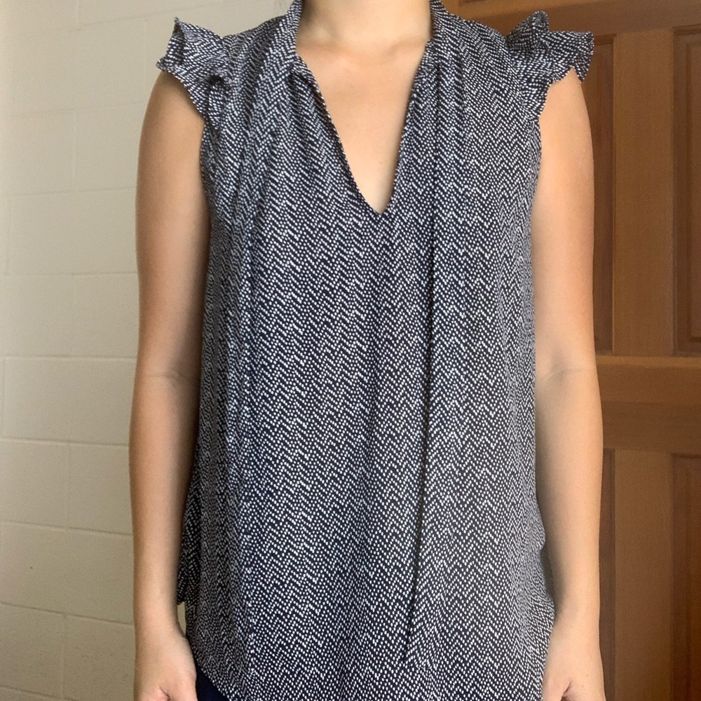 COLLECTIVE CONCEPT Black/white blouse